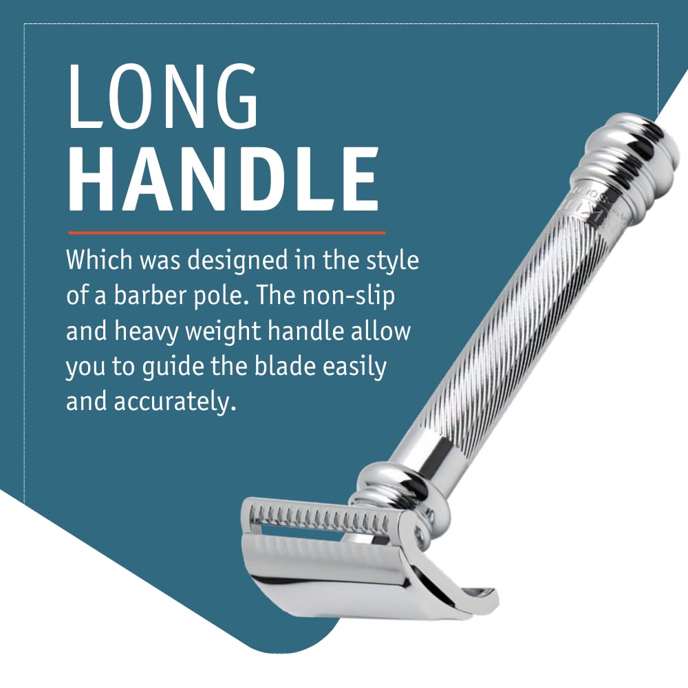 Amazon.co.jp: Merkur 39C Slant Bar DE Long Handled Safety Razor